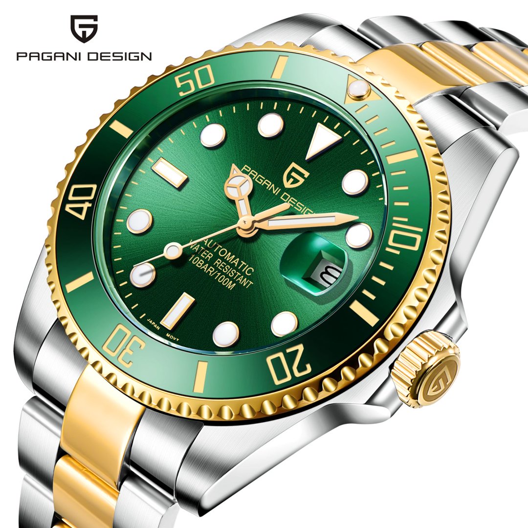 Rolex Watch Submariner - PAGANI Design PD1639 Heren automatisch horloge