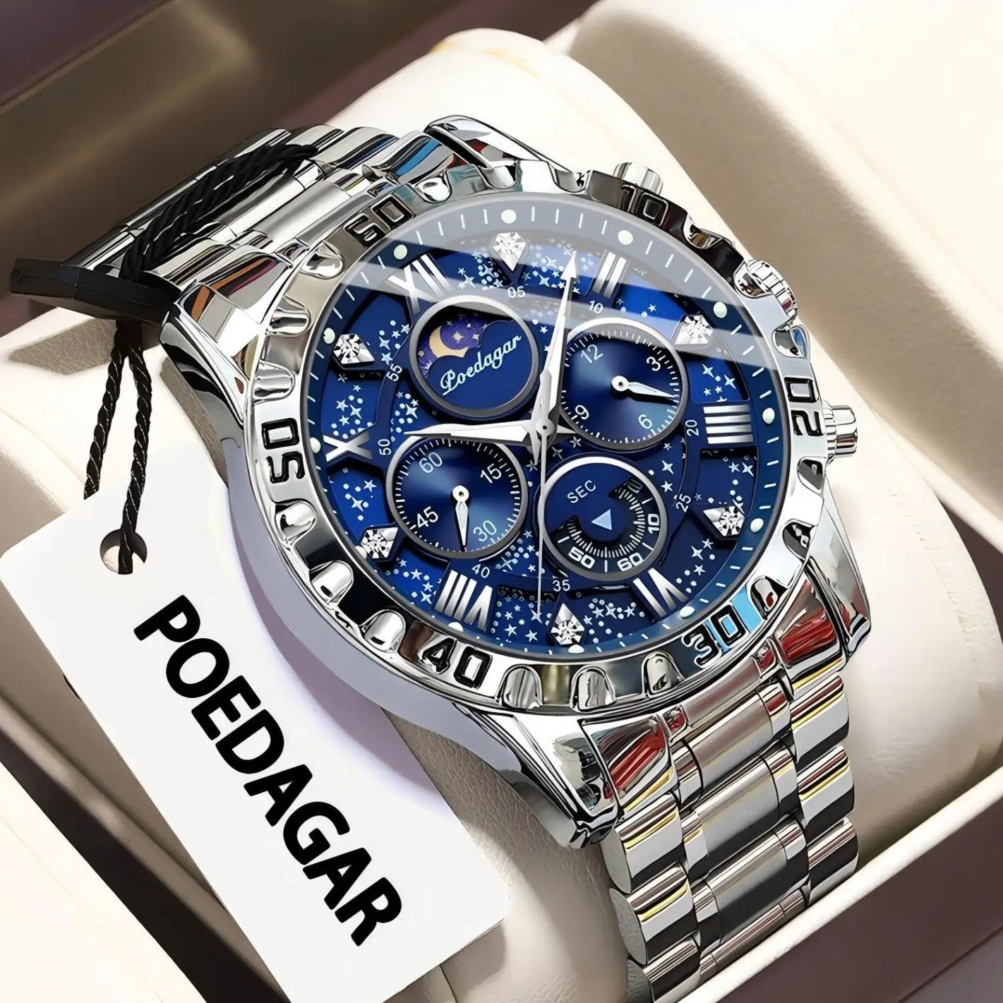 Patek Philippe Watch Nautilus - POEDAGAR Luxe mode herenhorloge Waterdicht lichtgevende