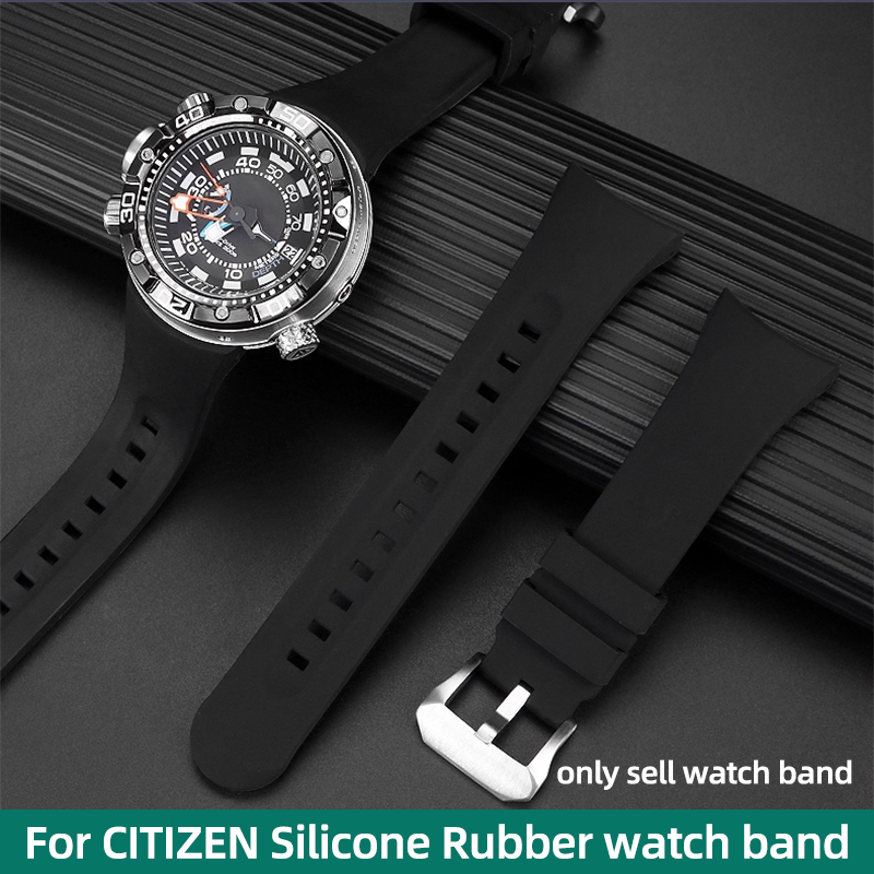 Citizen Watch Promaster - Rubber horlogeband Voor CITIZEN Duikhorloge Water