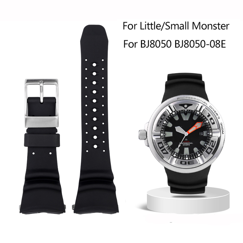 Citizen Watch Promaster - Rubber Horlogeband Voor Citizen BJ8050 BJ8050-08E
