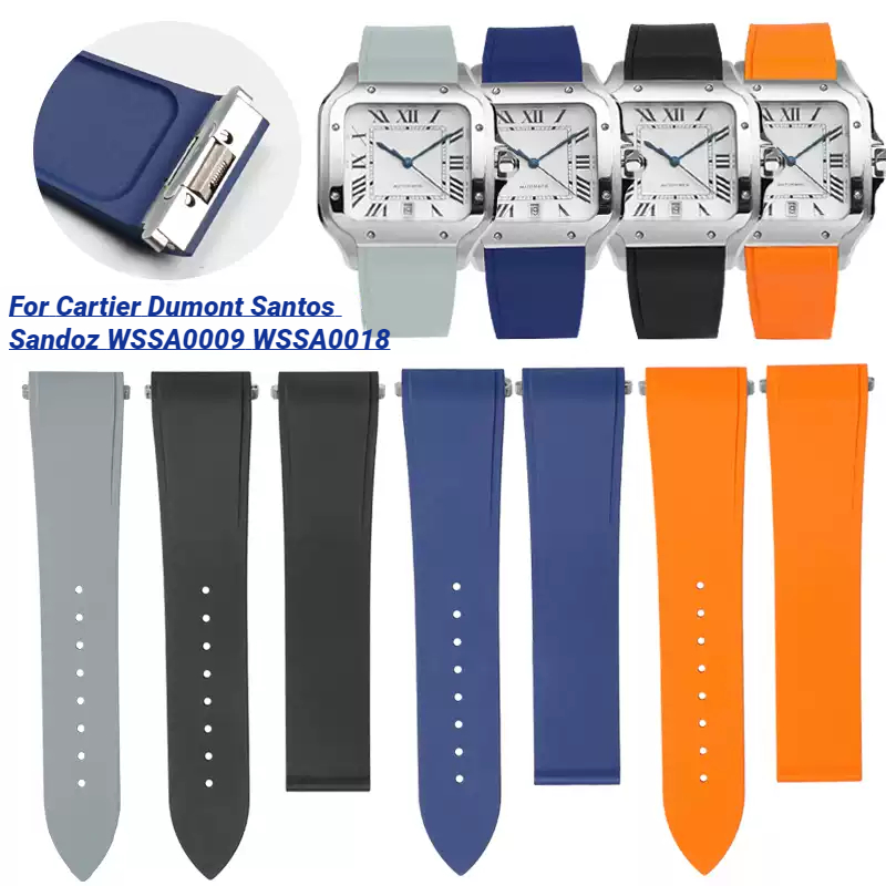 Cartier Watch Santos - 18.5mm 21mm Metalen Quick Release Voor