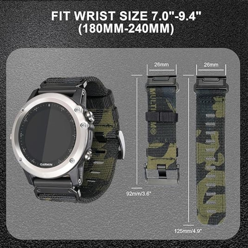 QuickFit 22 mm 26 mm nylon ban - Citizen Watch Promaster recensie en prijs