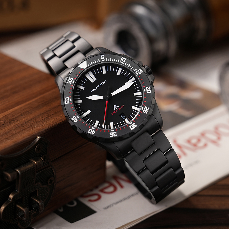 Militado ML16 Nieuw PVD quartz - Rolex Watch Submariner recensie en prijs