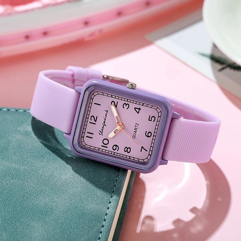Mode rechthoek wijzerplaat dam - Silicone Band Women recensie en prijs