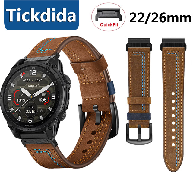 22 mm 26 mm lederen band voor  - Leather Strap Quick Release recensie en prijs