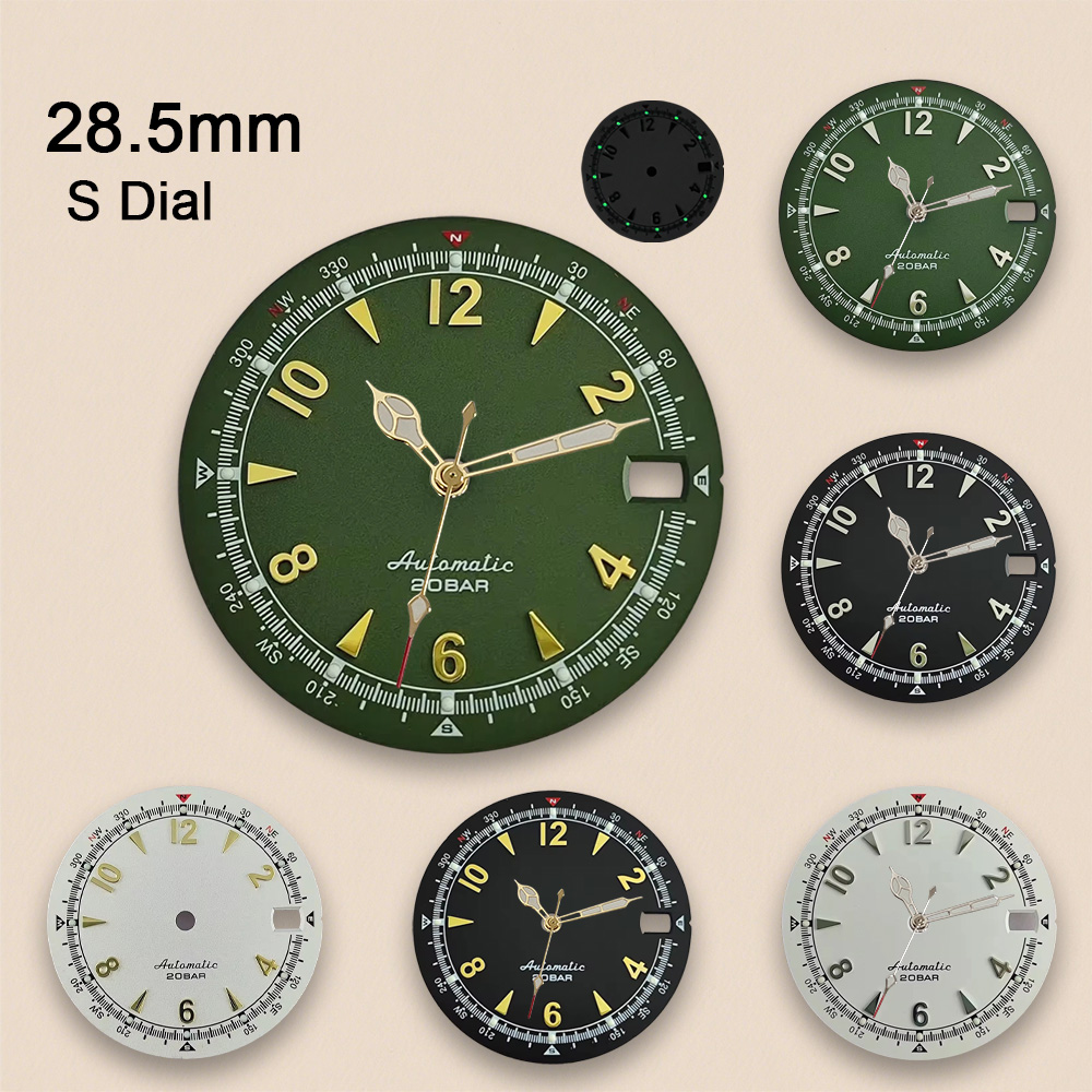 NH35 Wijzerplaat S Logo 28.5mm - Seiko Watch 5 Sports recensie en prijs