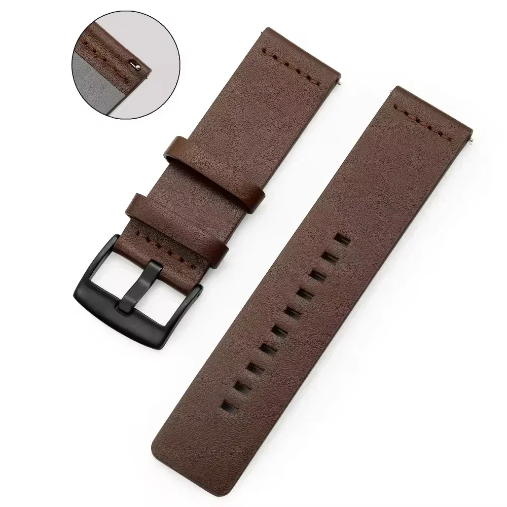 20 mm 22 mm horlogeband snelsl - Leather Strap Quick Release recensie en prijs
