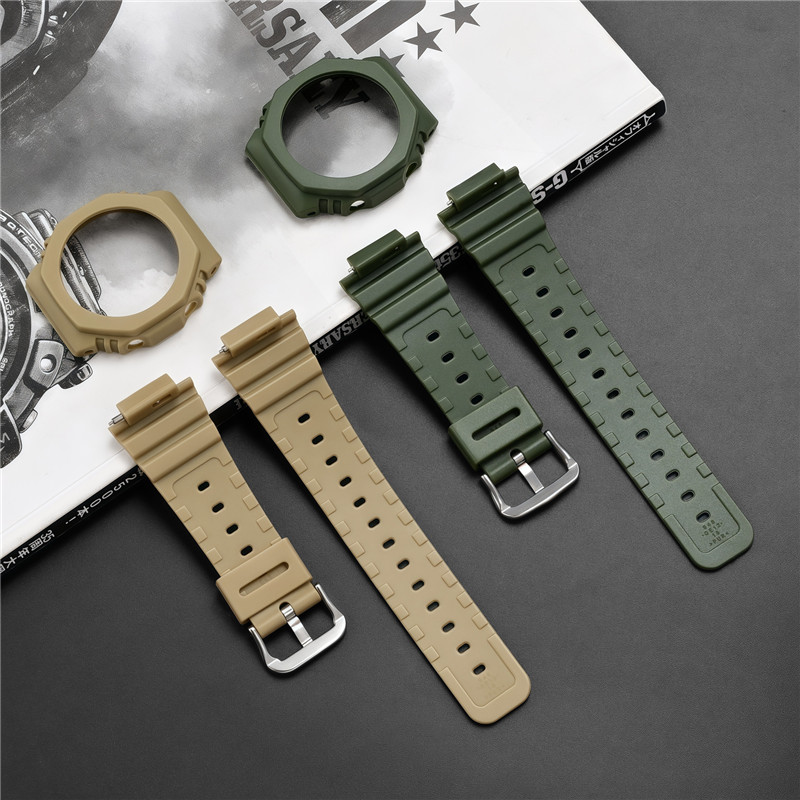 Rubberen horlogeband, kast en  - Casio Watch G-Shock Ga-2100 recensie en prijs
