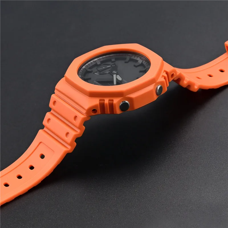Rubberen horlogeband, kast en  - Casio Watch G-Shock Ga-2100 recensie en prijs
